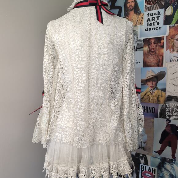 Lace Gothic Punk Top - Picture 3 of 5